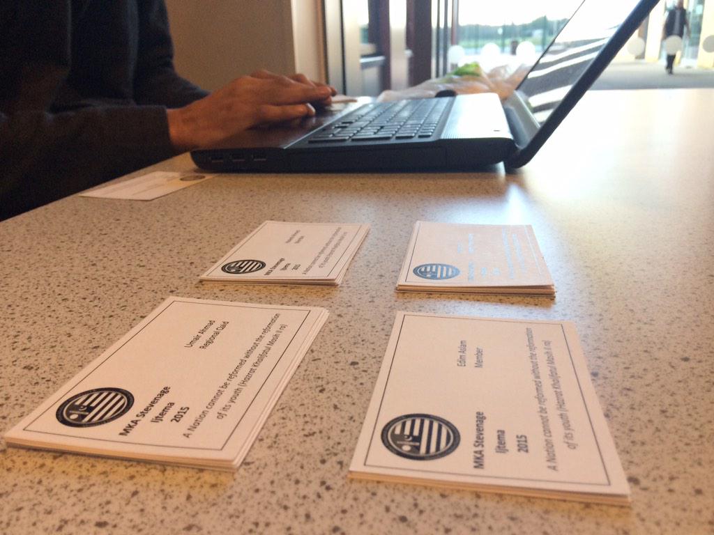 Registration and Breakfast at MKA Stevenage Ijtema. <a href="/MKA_UK/">MKA UK</a> <a href="/MKA_Herts/">AMYA Hertfordshire</a>