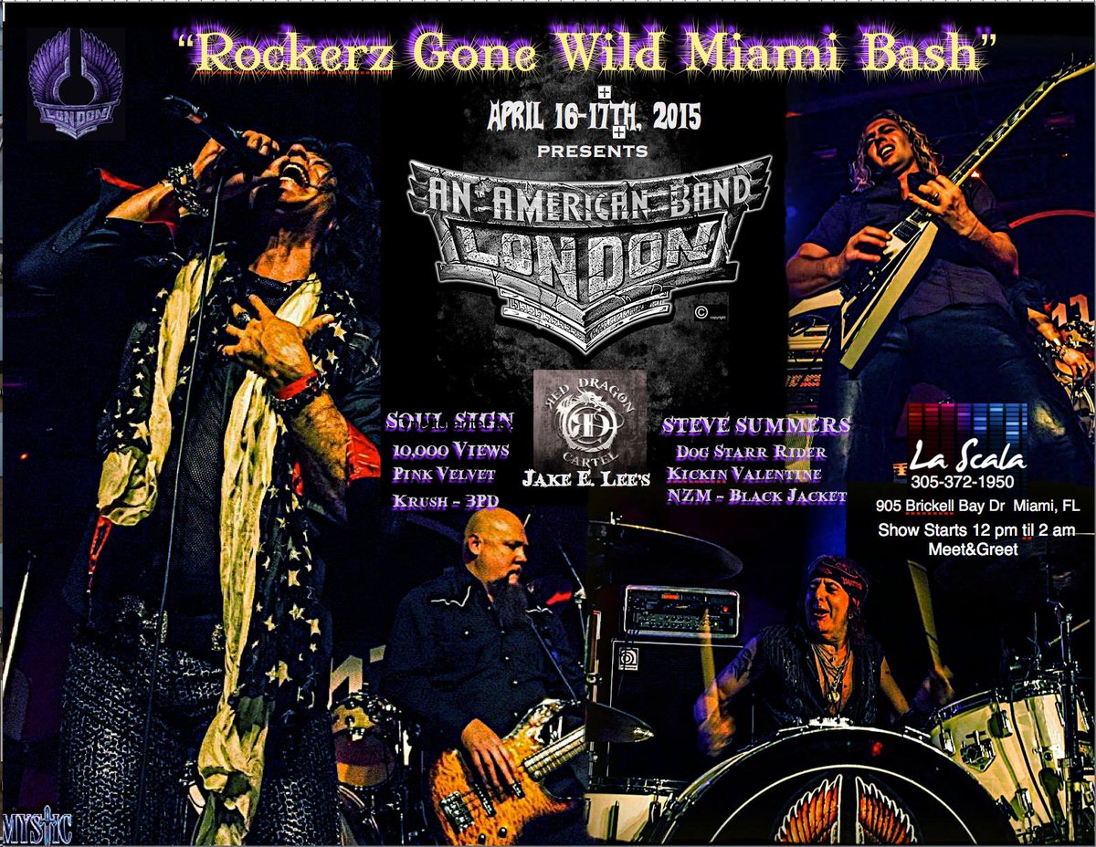 kriggerdrums's tweet photo. Save the date Miami! I will be playing with London on April 16 http://t.co/ftXEcXwQ8Y