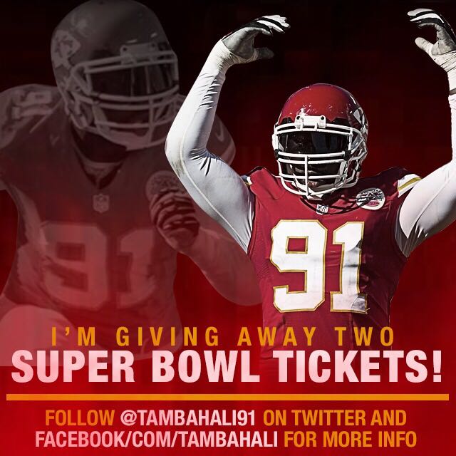 TambaHali91's tweet image. IM GIVING AWAY TWO OF MY OWN SUPER BOWL TICKETS. RT THIS AND STAY TUNED TONIGHT FOR DETAILS