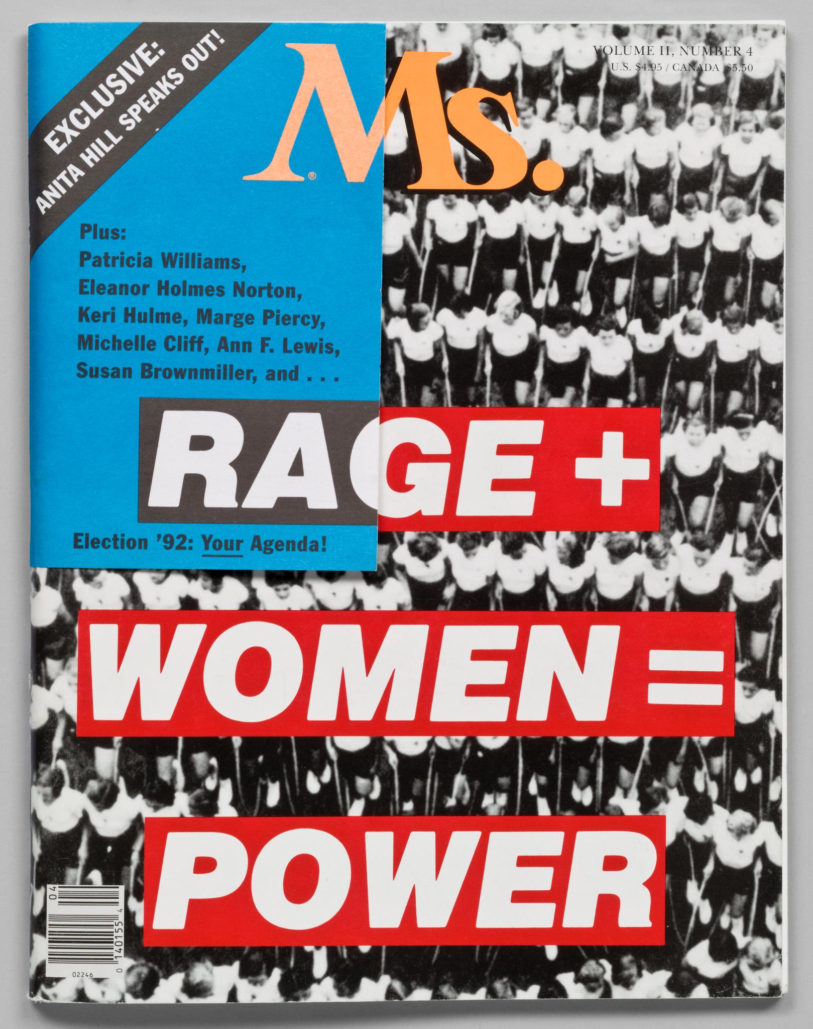 Happy birthday to Barbara Kruger! She created this cover for in 1992.  