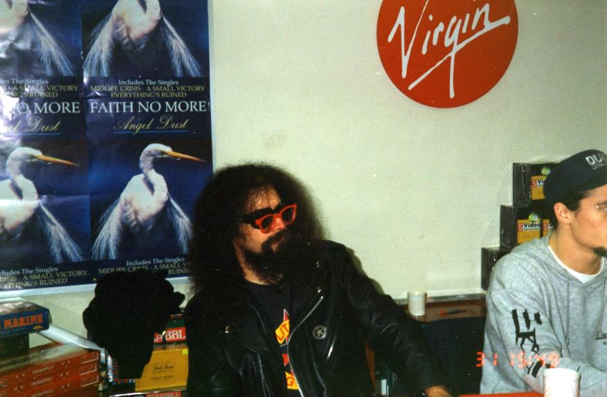 AColbert's tweet photo. @FaithNoMore Some old pics from a your Angel Dust signing in Dublin's Virgin Megastore... http://t.co/POXOKwf044