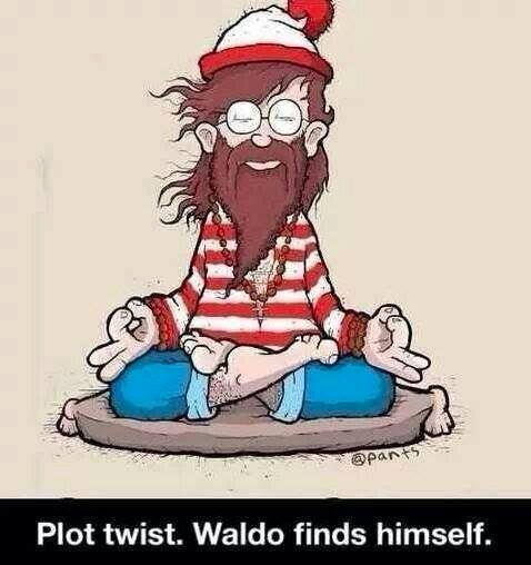 marshawright's tweet photo. #Justforfun Waldo Finds himself :-) http://t.co/60KUVXM9Jg