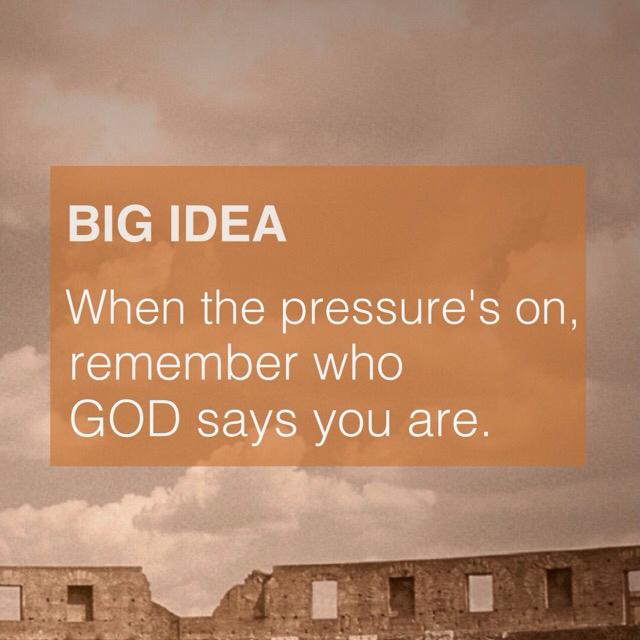 BaysideChurch's tweet photo. How do you keep your identity when you're under performance pressure? #LessonsFromDaniel http://t.co/K9rQO27114