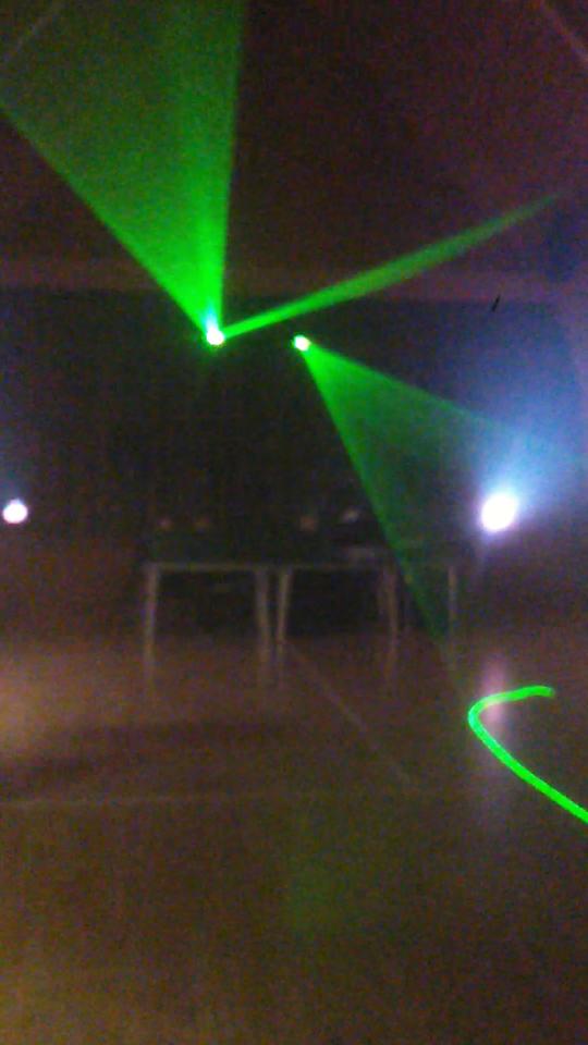SubphaseSandL's tweet photo. Our lights in action at our first gig at a local youth club #lasers http://t.co/G7Qrn6B7SW