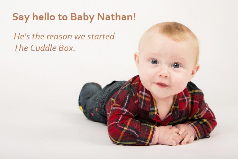 thecuddlebox's tweet photo. Baby Nathan was the first Baby to receive The Cuddle Box.Do you know a mum &amp; baby who would like a #cuddlebox http://t.co/kJlXwZ26eK