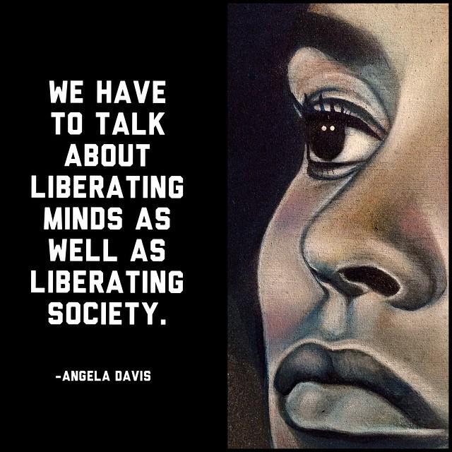Happy Birthday, Angela Davis! ...a sneak peek of my painting of her for UNBROKEN - a gro...  