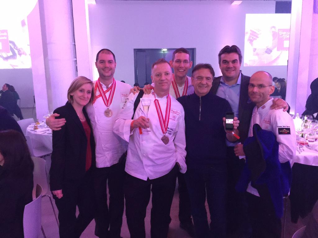OlivierBATEL's tweet photo. @ClassicFineFood @Valrhona the uk team at it best @PastryTeamUK http://t.co/T86ZXmR8dP