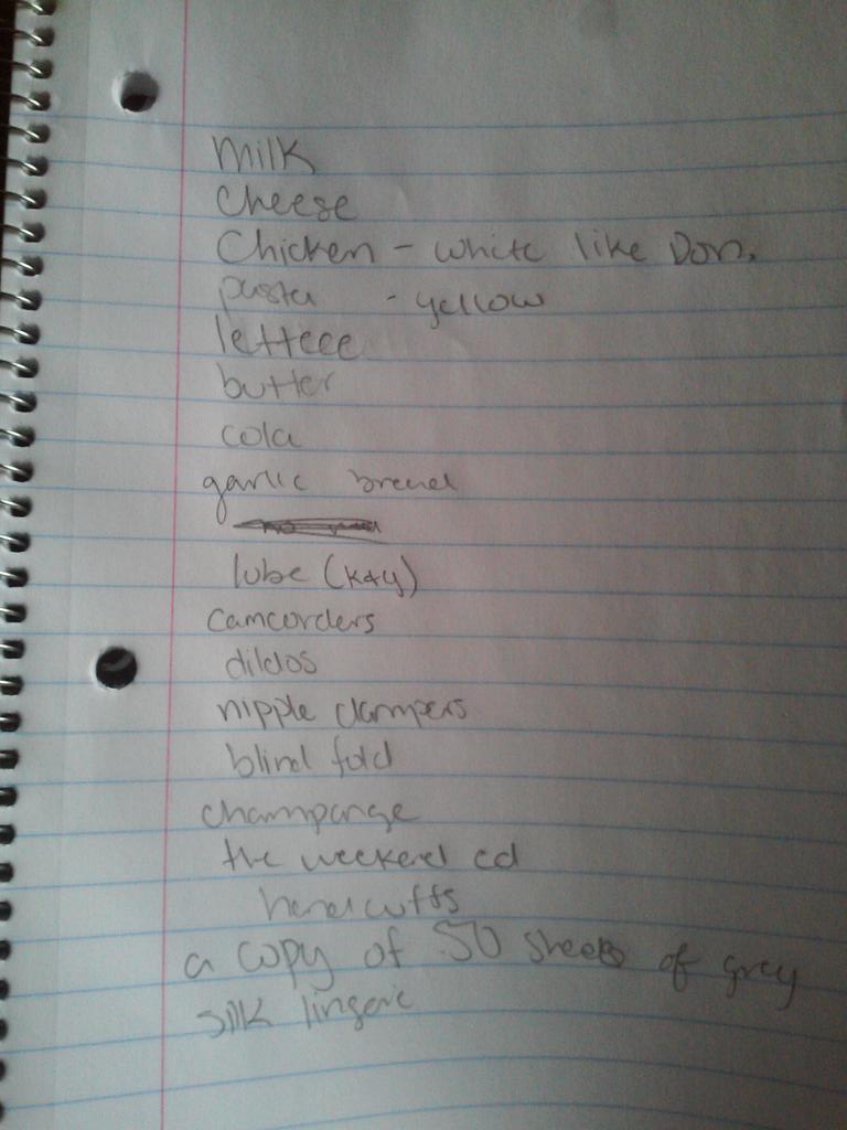 amalaishayassin's tweet photo. My shopping list http://t.co/uR49sDAfAq