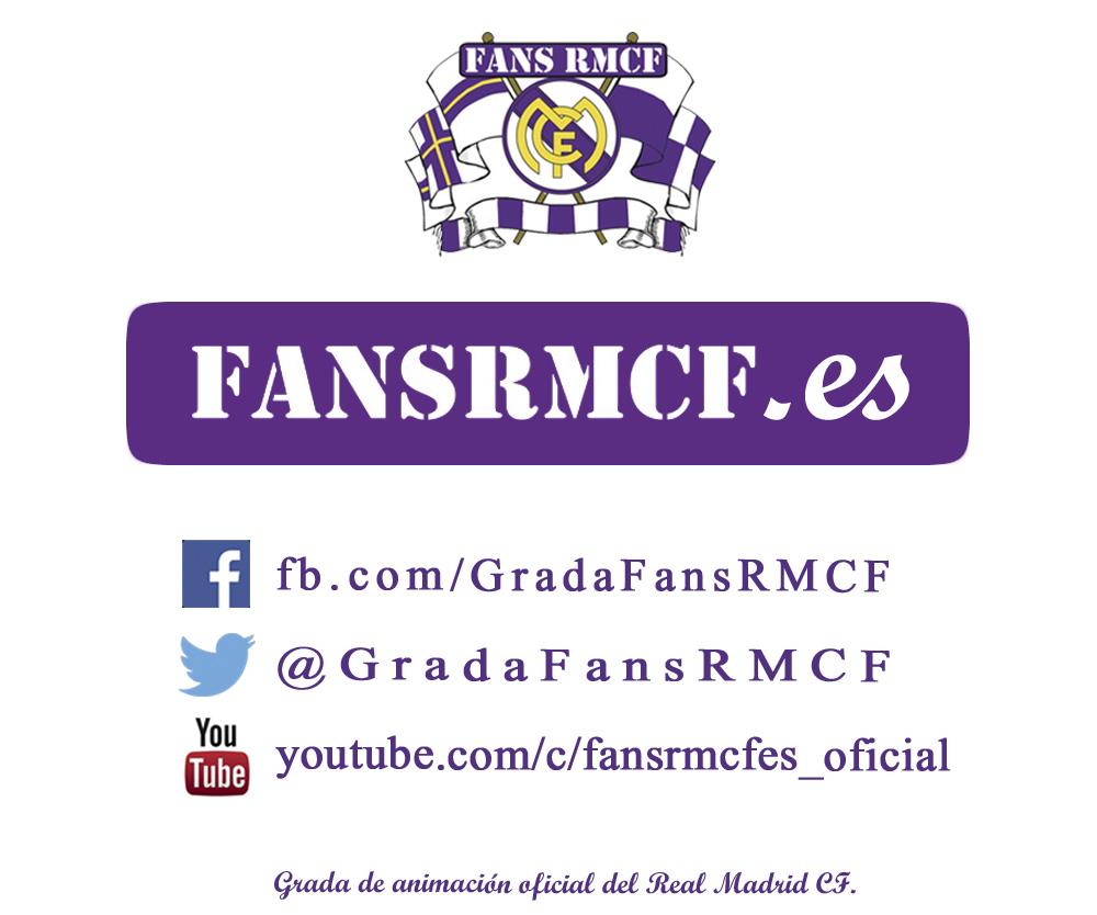 GradaFansRMCF's tweet image. ¡Sigue los canales oficiales de la grada de animación FANS RMCF en las redes sociales! #HalaMadridyNadaMás