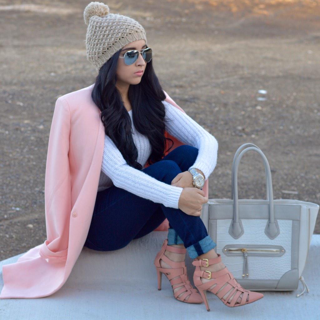 MadelleynL's tweet photo. loving my new heels from @ZOOSHOO this outfit post is now on my blog... http://t.co/A9ZmJQ4gUx #beanieweather http://t.co/E2rKGMxvDf