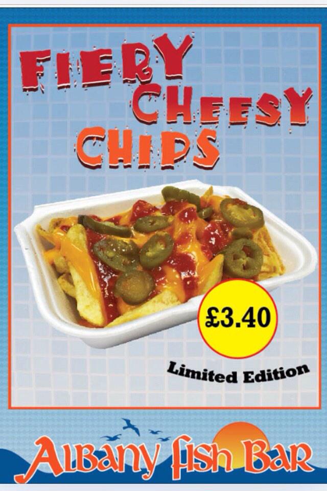 Alert!

Half price FIERY CHEESE CHIPS for all twitter followers this week only. 

Must RT to get this exclusive deal!