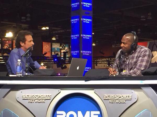 kirkmorrison's tweet photo. Always a great time getting a chance to talk with @jimrome and catching up on things. #CloneForLife http://t.co/oDgDMrR6tb