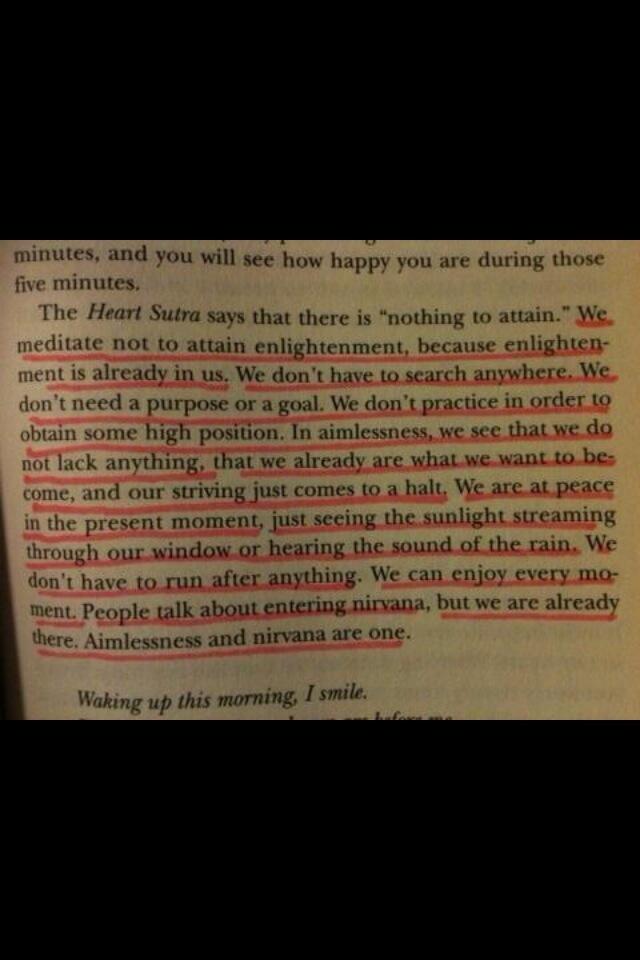 BedroomCreative's tweet image. #Heart ♥ #Sutra | #aimlessness | #nirvana | Thich Nhat Hahn