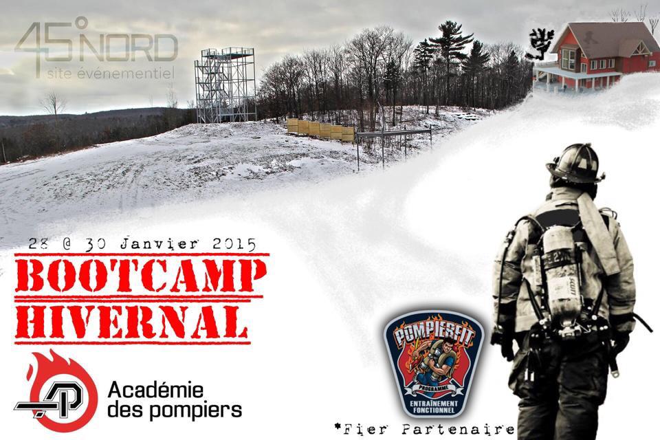 PompierFit's tweet image. PompierFit est partenaire pour BootCamp de l'Académie des pompiers au site du 45e Degré Nord. St-Calixte!