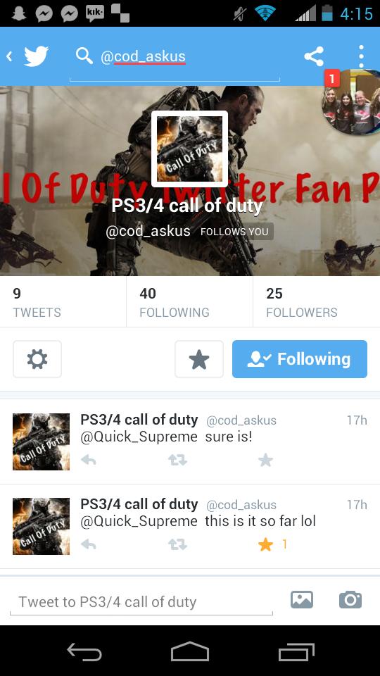 Quick_Supreme's tweet image. Go follow this group and if u have Facebook u can get in there group @cod_askus