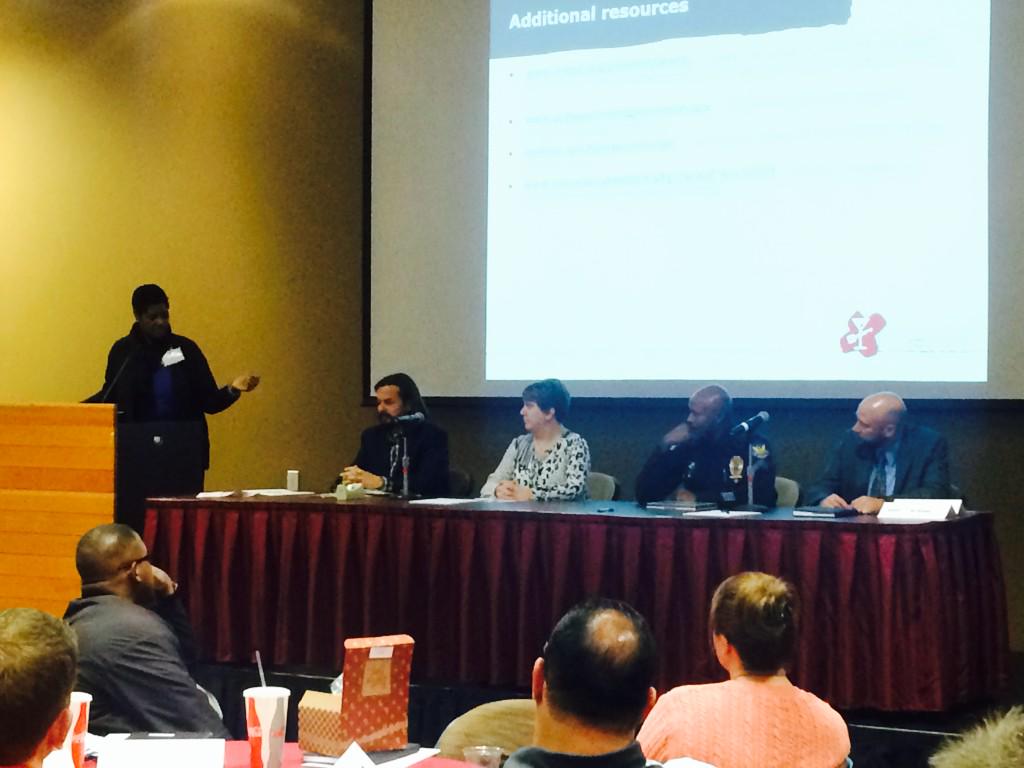 ASUFootball's tweet photo. Representatives from #ASU and Deana Garner from the #NFL talk about how to protect &amp; help student-athletes #SBPrep http://t.co/PuUvzRJY79