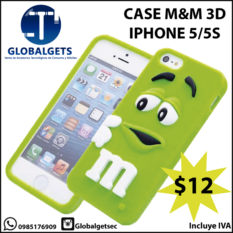 GlobalGets's tweet photo. Case M&amp;M para Iphone 5/5s @ComercioEc @ventasenecuador http://t.co/siXCUjLzDh