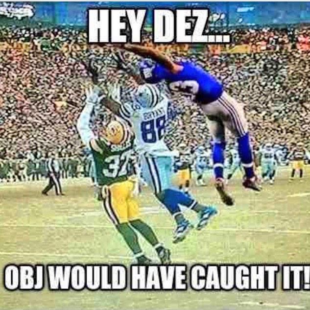 jordanmckeown__'s tweet photo. A little late but... #cowboyssuck #obj #odellbeckhamjr #Odellcatch #Packers http://t.co/NQSKc79jN8