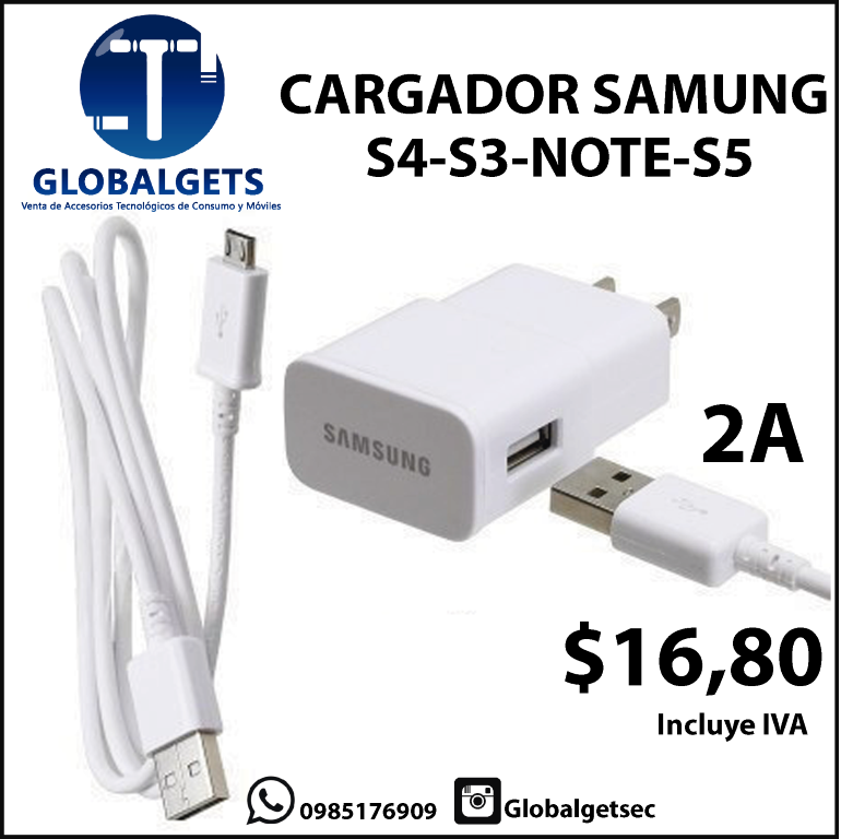 GlobalGets's tweet photo. Cargador Samsung original para S4-S4 mini - S3- S3 mini - S5 @ComercioEc @ventasenecuador http://t.co/LrDWo258rZ