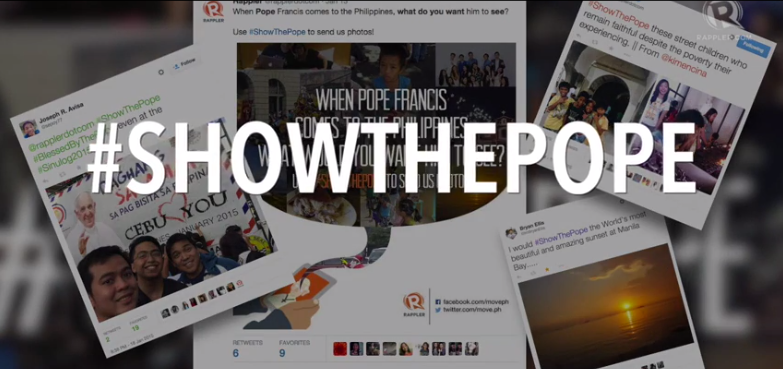 rapplerdotcom's tweet photo. What did Filipinos #ShowthePope through their words, songs and their sheer numbers? http://t.co/XkOdeTj5yN http://t.co/0VpoVuShOE