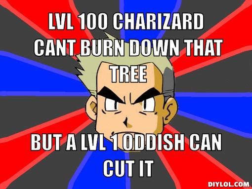 SmoshGames's tweet photo. Not like trees would be weak against fire or anything.... http://t.co/PJ0YBuV9JF