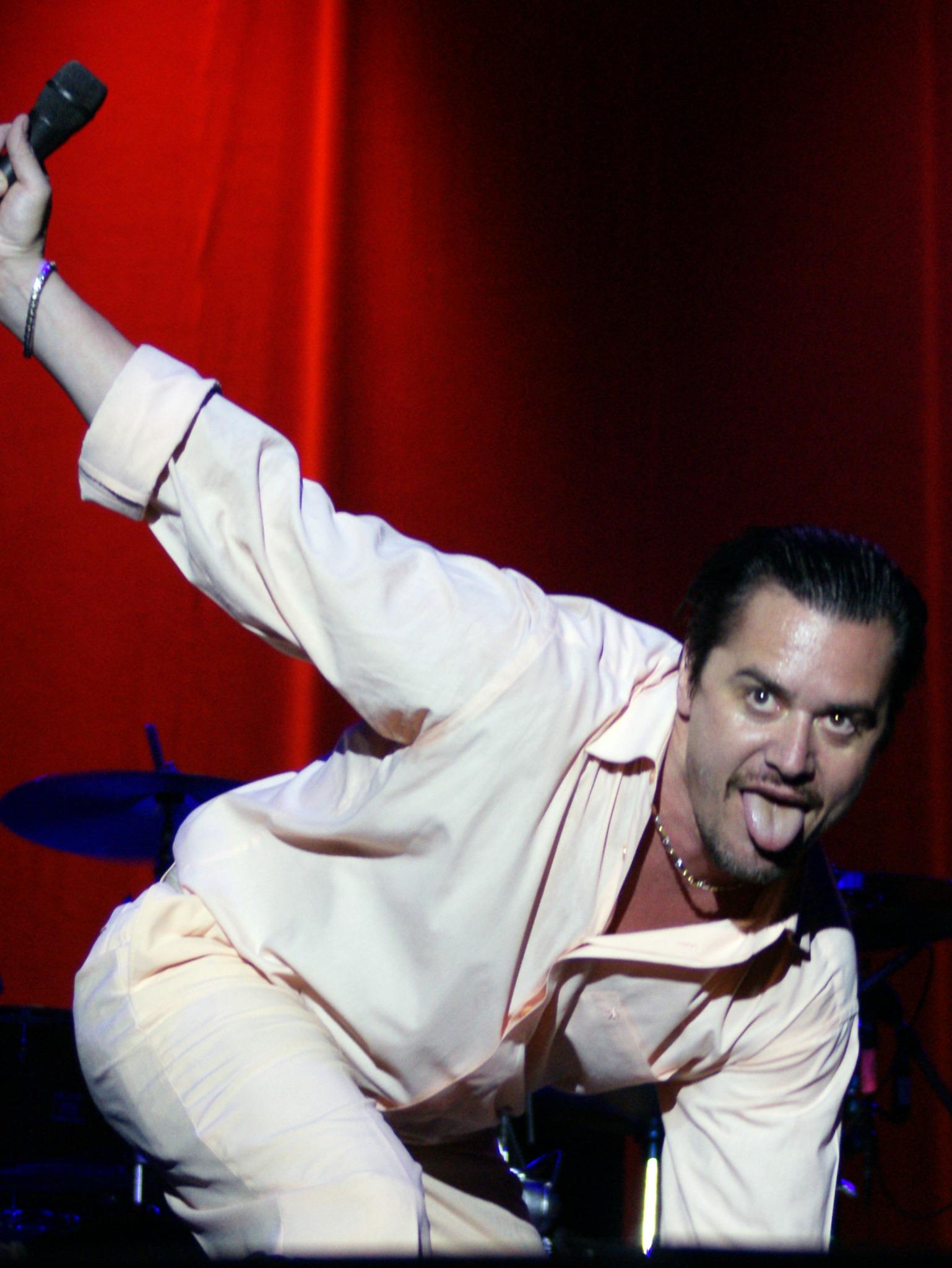 HAPPY BIRTHDAY MIKE PATTON! frontman is 47 today  photo by me BBKLive 2010 