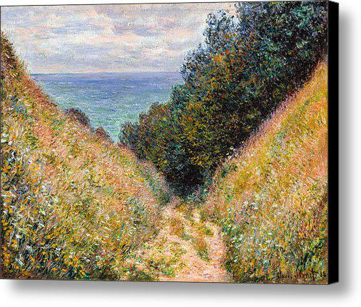 thompsonfineart's tweet photo. New artwork for sale! - "Claude Monet - Road at la Cavee Pourville" - http://t.co/hWSwCjdxOw @fineartamerica http://t.co/lzwsxPvMcg