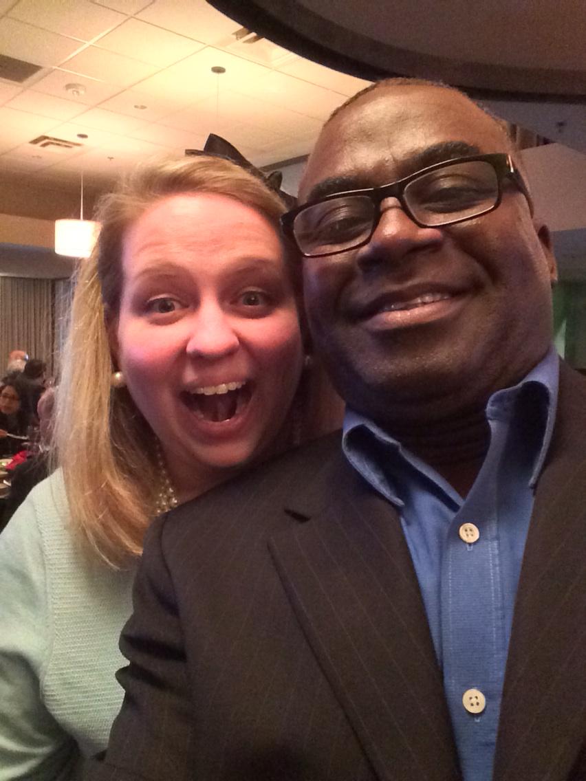 WhiteStreetBrew's tweet photo. Hi Ken! MT @KenSmithWRAL: @whitestreetbrew rep &amp;me at #FireInTheTriangle #GotToBeNC dining competition @CompDiningNC  http://t.co/hzjdXwaiuE