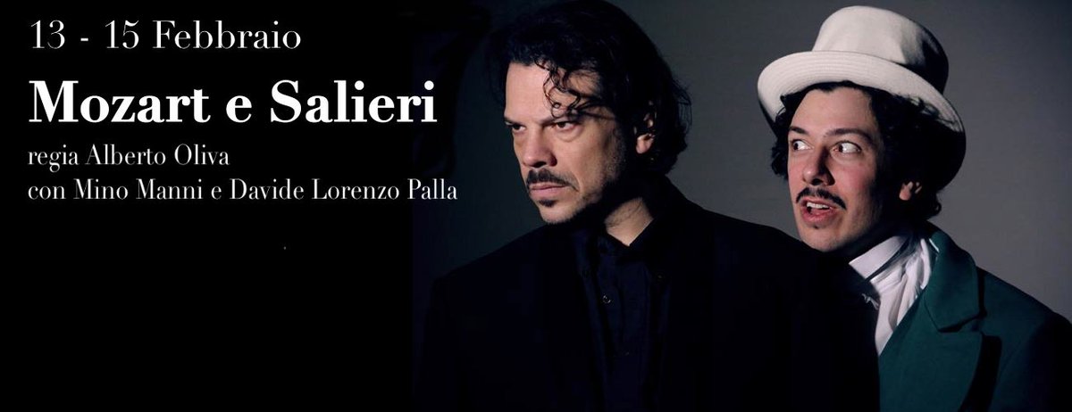 TeatroRadio's tweet photo. 13-15 febbraio
I Demoni
MOZART E SALIERI
da Alexander Puskin
con Mino Manni Davide Lorenzo Palla
regia Alberto Oliva http://t.co/GKlEsPgmHR