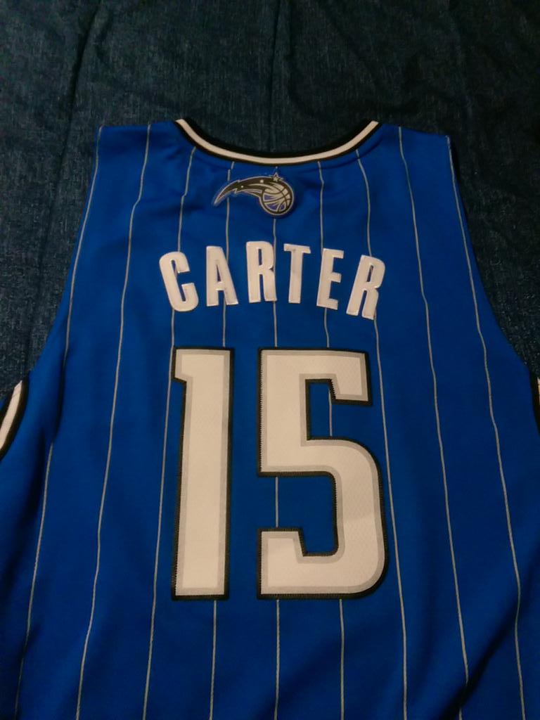 I have to rock my Vince Carter jersey for tonight\s game. Happy Birthday!   