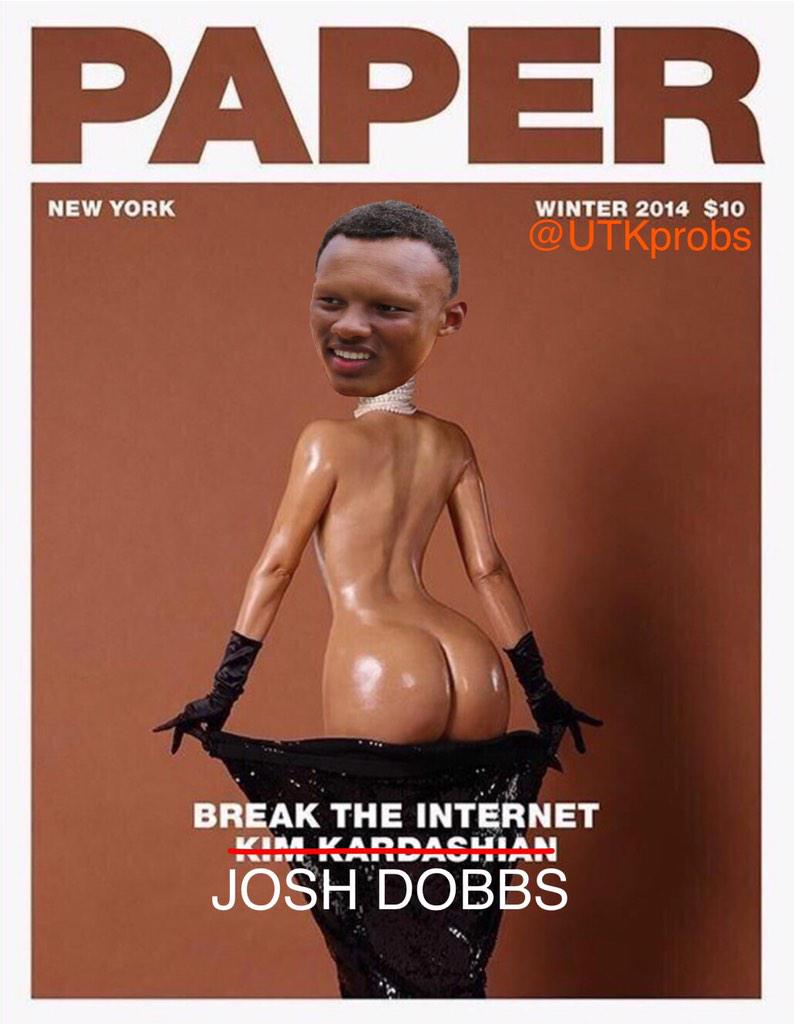 UTKprobs's tweet image. BREAK THE INTERNET
JOSH DOBBS