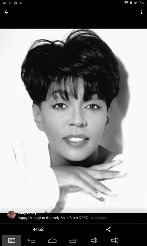 Happy Birthday  To one of our own
Detroit singers  Anita Baker
Sweet love  