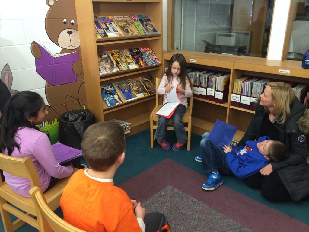 Students enjoyed sharing their small moment stories with families and friends. Thanks to everyone who came!