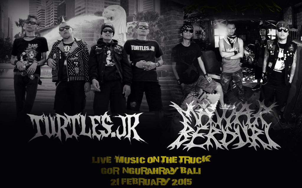 2 band punk ternama, Turtles Jr &amp; Mawar Berduri jadi headliner helatan oldschool asal Bali "Music On The Truck" #UG "