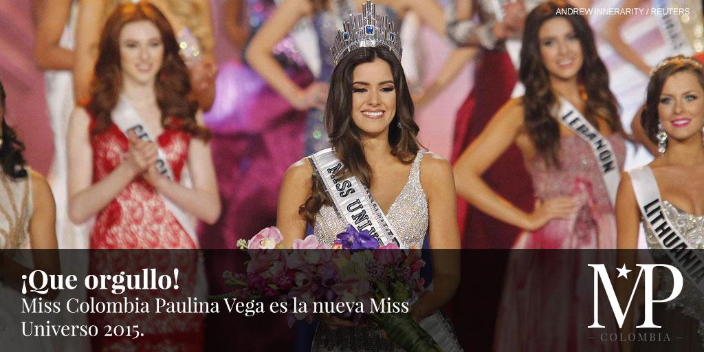 ModelosPremium's tweet image. #MissColombia es la nueva #MissUniverso 2015. La mujer más hermosa del mundo es Paulina Vega ¡orgullo Colombiano!