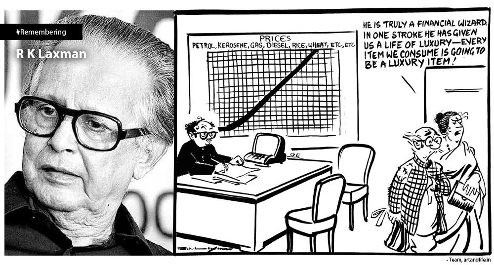 artandlifein's tweet photo. #RIPCommonMan: Remembering legendary cartoonist RK Laxman (1921-2015) #RIP #RKLaxman http://t.co/rAhiQDBXaS