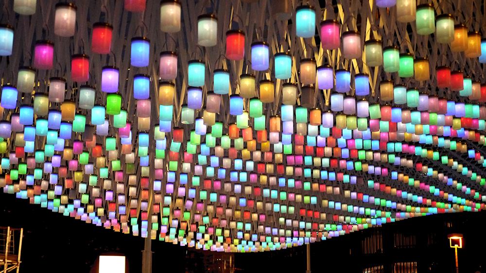 Starry Wander: a great lighting installation ow.ly/HStZZ #lightingdesign #lighting #installation