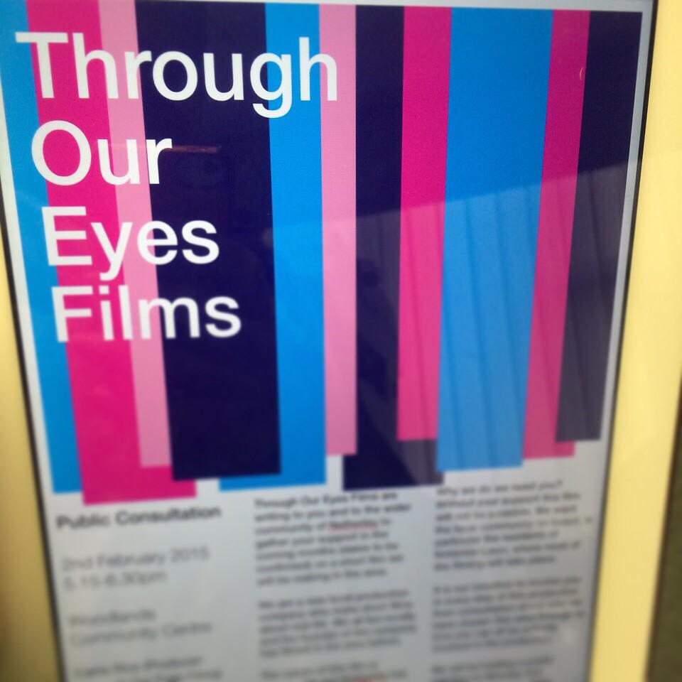 throughoureyesF's tweet photo. Brand new flyers to pass round the community for our next location. Hoping they are onside! #shortfilm #location 🎬 http://t.co/oPzK5LTMpx