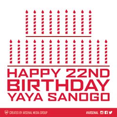 Happy Birthday 22ND Yaya Sanogo  