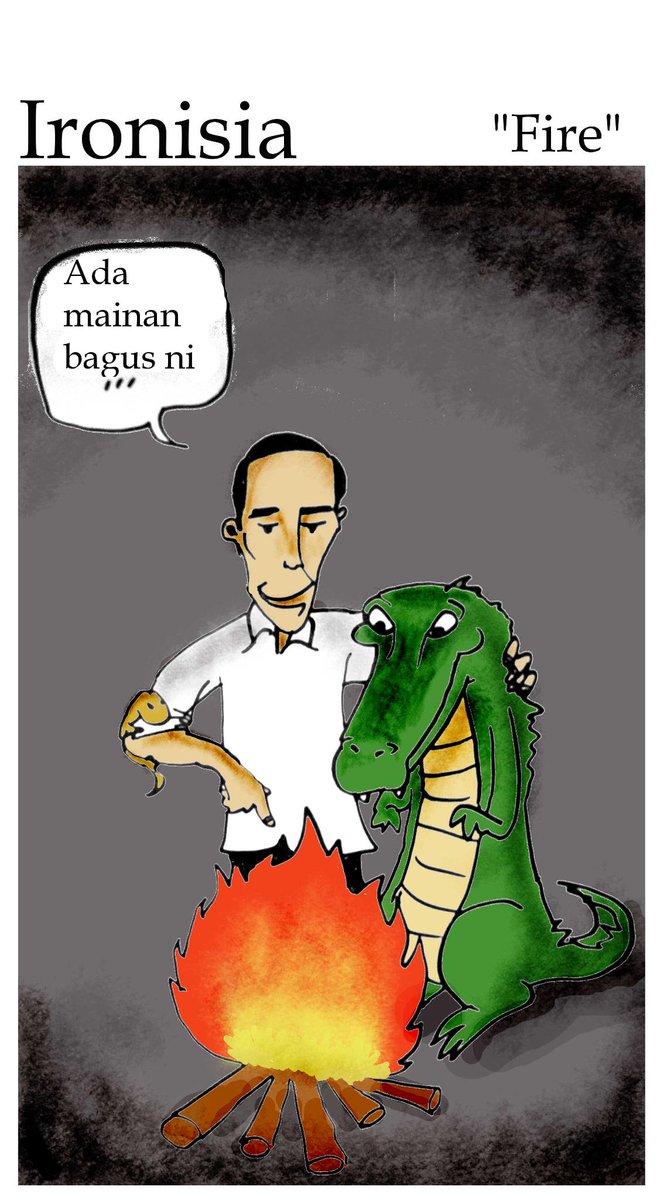 Ayo diingat...siapa yang pertama sekali ngajak main api??
(Ironisia ep. Fire) cc <a href="/KakaLebah/">DivHumasMbloh</a>