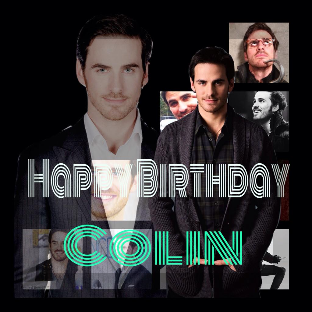 Happy Birthday to the devilishly handsome Colin O\donoghue.I hope you drank lots of rumb.     