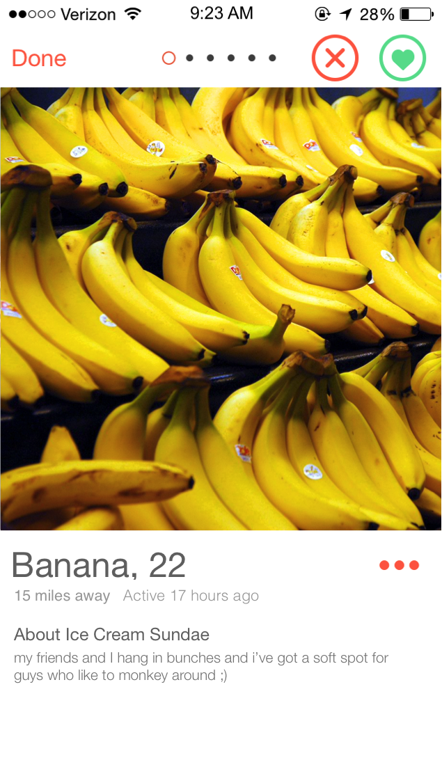 BadDadHumor's tweet image. Have you seen out bananas on Tinder yet? Pretty apeeling, huh? #tinder
