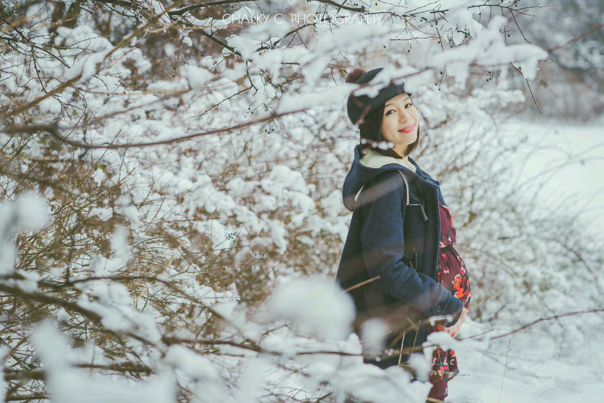 ChalkyChen's tweet photo. 我们都很喜欢下雪:-) http://t.co/QHs9JEn4Jk