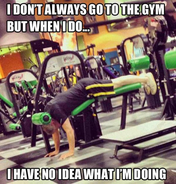 memebinge's tweet photo. How to be cool at the gym http://t.co/A3pqxo9QOz #funny #lol #memes http://t.co/A6Ltb6Cbia