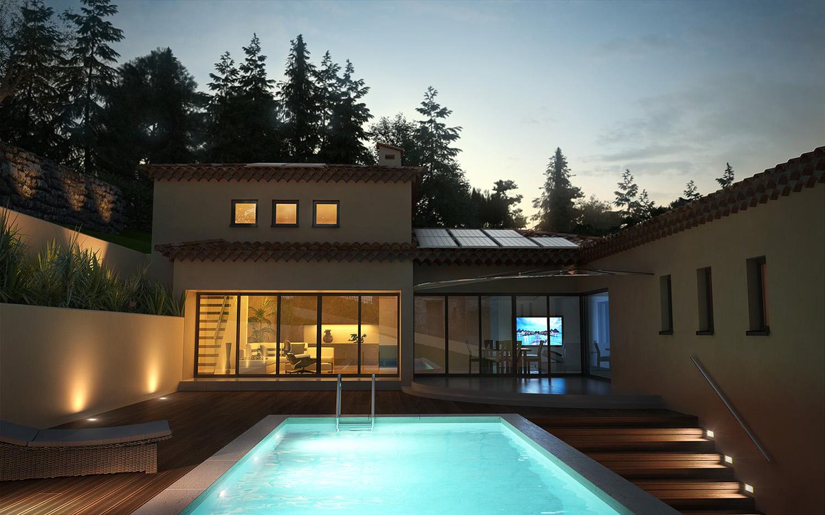 CGKaDesign's tweet photo. Residence in #France #architecture #exteriordesign #architecturalvisualizations #3dstudiomax http://t.co/q9QyZtTMPl