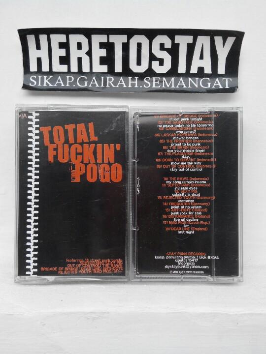 Kaset STAY PUNK KOMPILASI - Total Fuckin' Pogo 25k TELP/SMS/WA: 085718207569 BBM: 56F1AAC2 LINE: heretostayjkt
