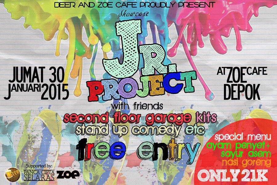 Don't forget about spectaculasr show from <a href="/Jr_JKT/">Jr_Project Official</a> <a href="/SFGbluesband/">Second Floor Garage</a> <a href="/KITS_FP/">KITS</a> januari 30 @ zoe cafe !