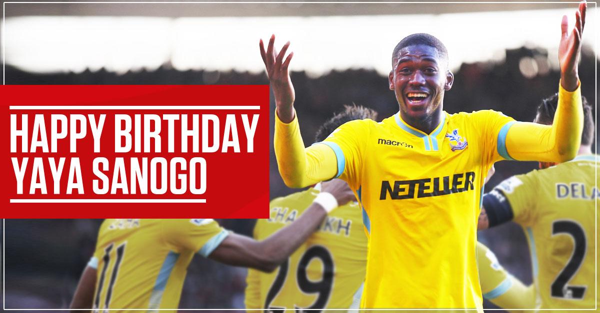 Happy Birthday to Crystal Palace cup hero, and Arsenal loanee, Yaya Sanogo! All the best!  