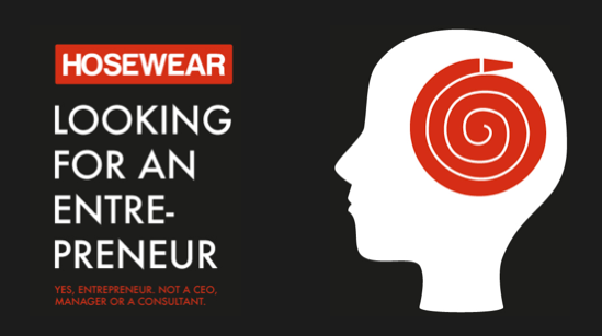 We’re looking for an entrepreneur to join our team hosewear.com/looking-entrep… Pls RT