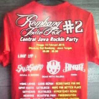 Desaign kaos event Rembang indiefest #2 !! Yeah \m/